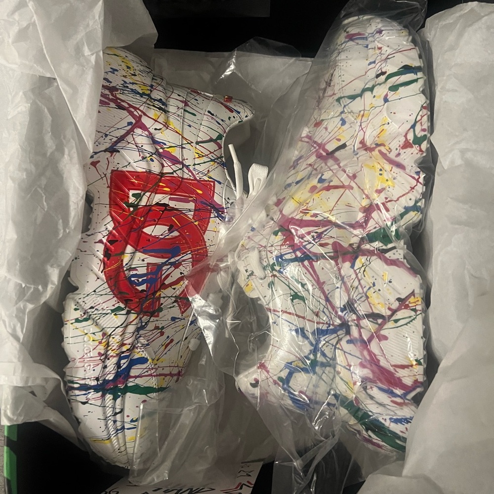 Dolce & Gabbana Multicolor Splatter Sneakers
